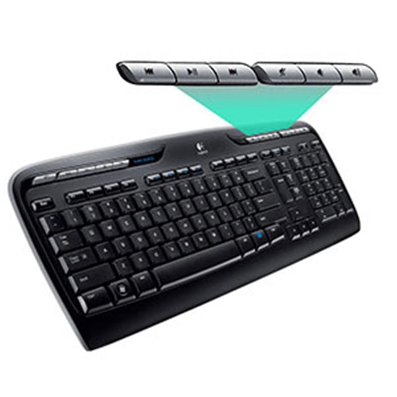 Logitech MK330 toetsenbord RF Draadloos AZERTY Belgisch Zwart