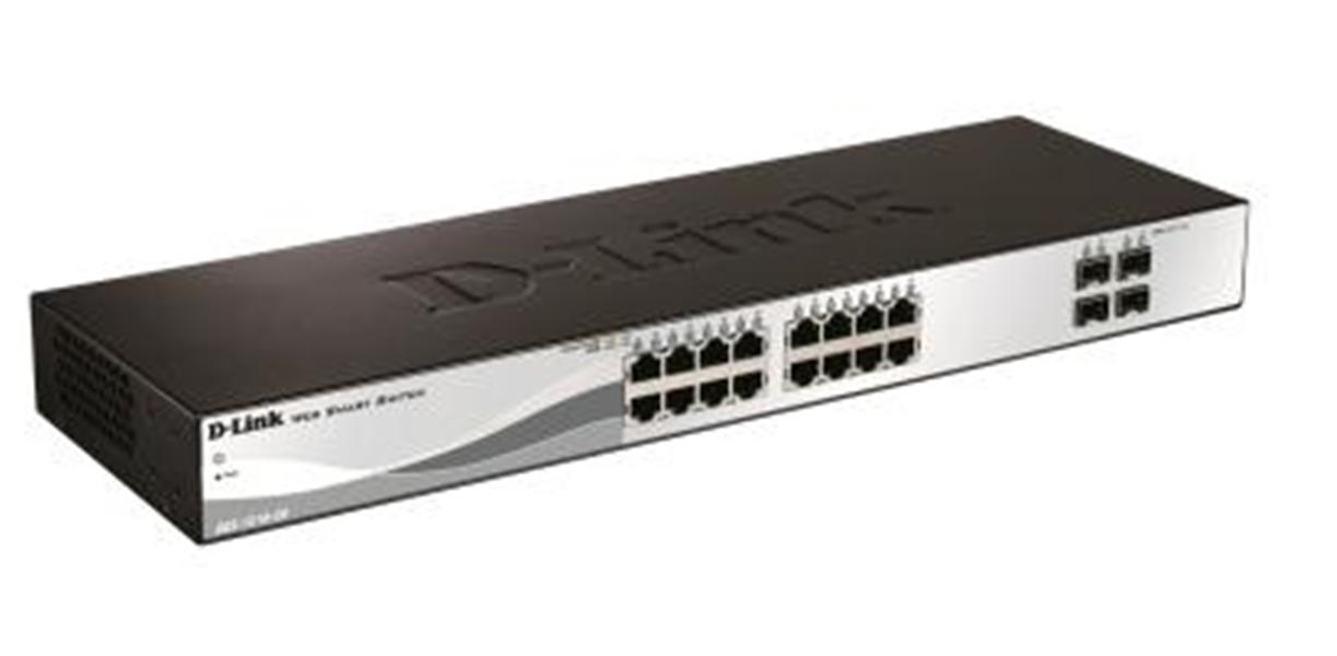 D-Link DGS-1210-20 netwerk-switch Managed L2 Zwart 1U