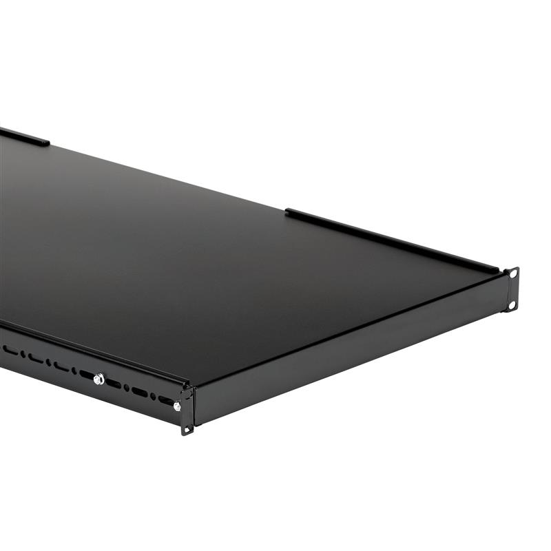 StarTech.com 1U Verstelbare rack plank Robuuste vaste rackmount plank voor serverrack / serverkast 80kg