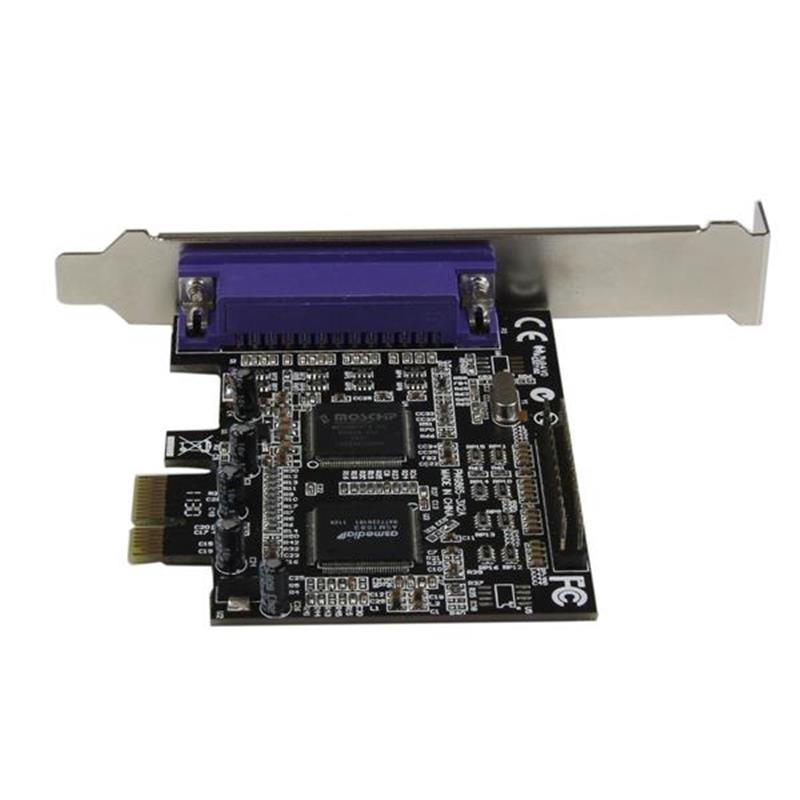 StarTech.com 2-poort PCI Express / PCI-E Parallelle Adapter Kaart IEEE 1284 met Low Profile Bracket