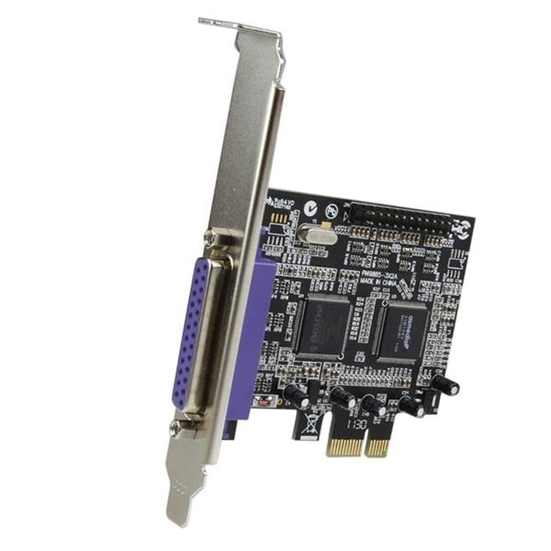 StarTech.com 2-poort PCI Express / PCI-E Parallelle Adapter Kaart IEEE 1284 met Low Profile Bracket