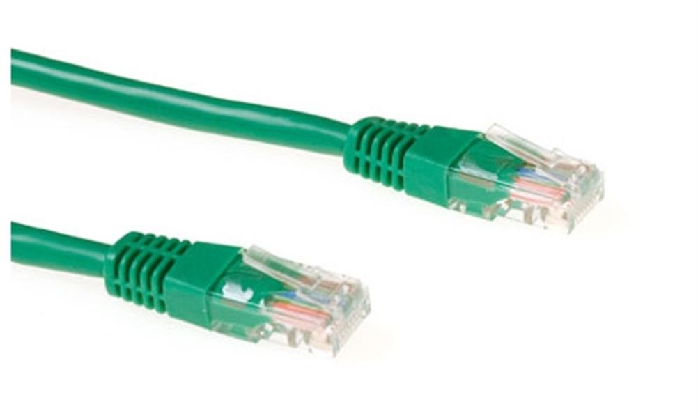 Ewent 10.0m Cat5e UTP netwerkkabel Groen 10 m U/UTP (UTP)