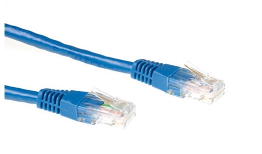Ewent 10.0m Cat6 UTP netwerkkabel Blauw 10 m U/UTP (UTP)