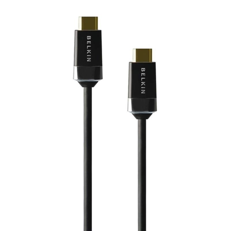 Belkin High Speed HDMI 1m HDMI kabel HDMI Type D (Micro) HDMI Type A (Standaard) Zwart