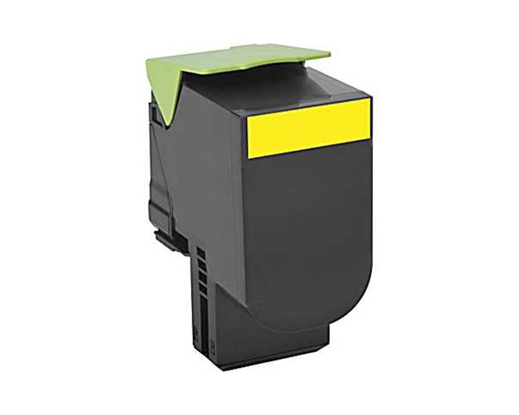 Lexmark 80C0X40 tonercartridge Origineel Geel 1 stuk(s)