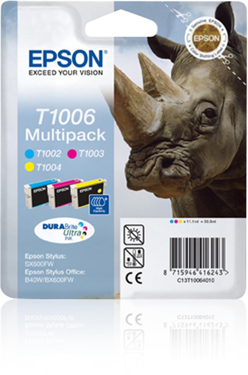 Epson Rhino Multipack 3-kleur T1006 DURABrite Ultra Ink