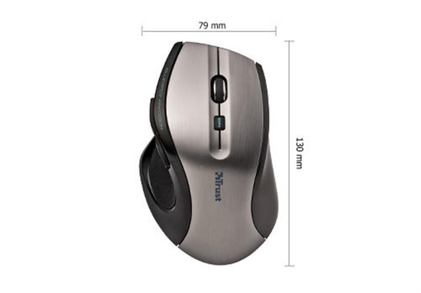Trust MaxTrack Wireless muis RF Draadloos Optisch 1000 DPI Rechtshandig