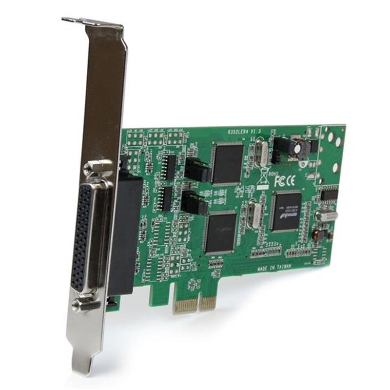 StarTech.com PCI Express PCIe seriële combokaart met 4 poorten 2 x RS232 2 x RS422 / RS485