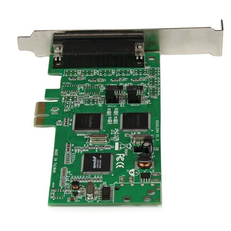 StarTech.com PCI Express PCIe seriële combokaart met 4 poorten 2 x RS232 2 x RS422 / RS485