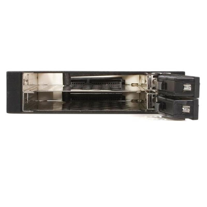 StarTech.com 2-Bay 2,5 inch Hot-Swappable SATA Mobile Rack Backplane