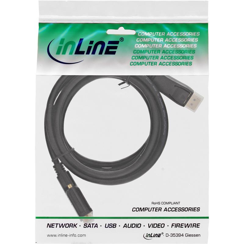 InLine DisplayPort zu DVI Konverter Kabel zwart 10m