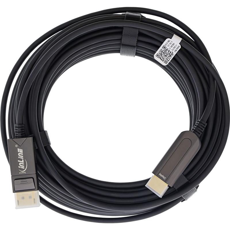 InLine DisplayPort zu HDMI Konverter Kabel zwart 0 3m