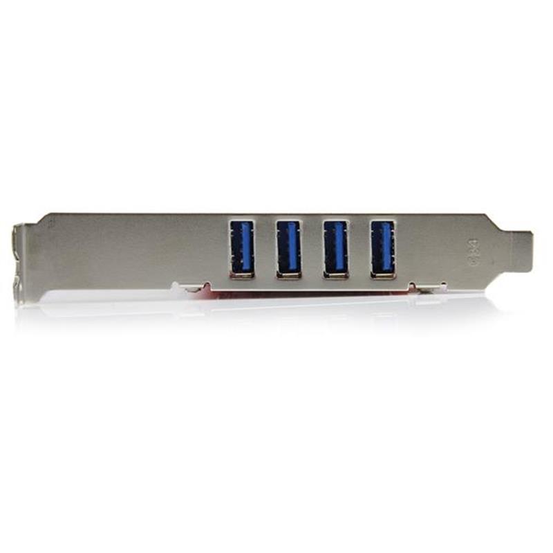 StarTech.com 4-poorts PCI SuperSpeed USB 3.0-adapterkaart met SATA-/SP4-voeding