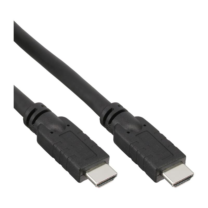 InLine HDMI kabel High Speed HDMI kabel M M zwart 15m