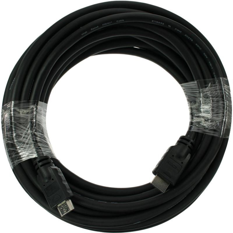 InLine HDMI kabel High Speed HDMI kabel M M zwart 15m