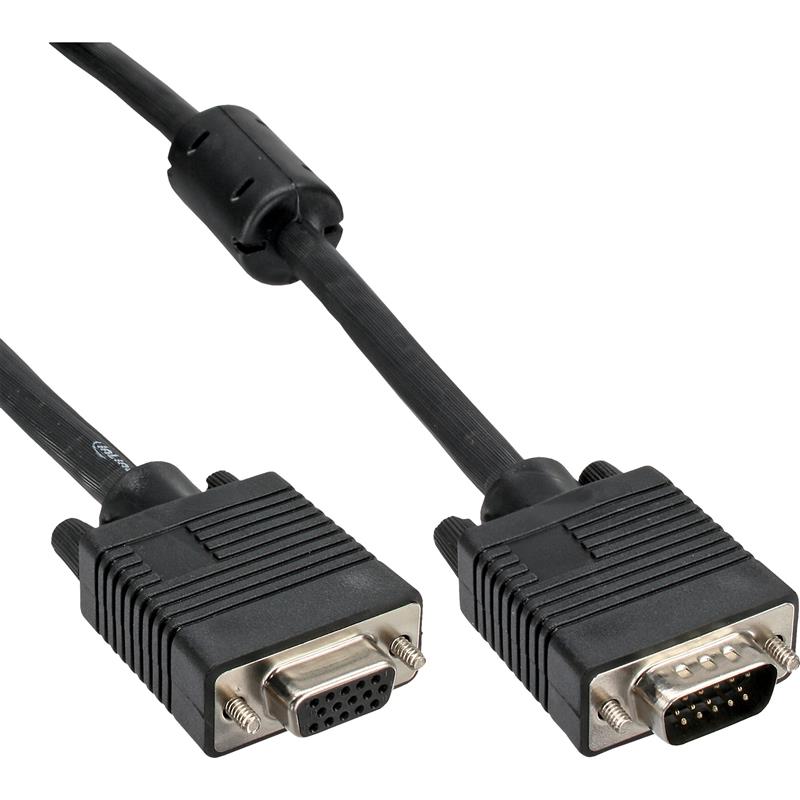InLine S-VGA kabel zwart 15HD M V 0 3m