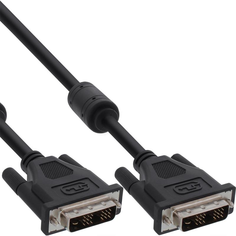 InLine DVI-D kabel 18 1 M M Single Link 2 ferrietkernen 2m