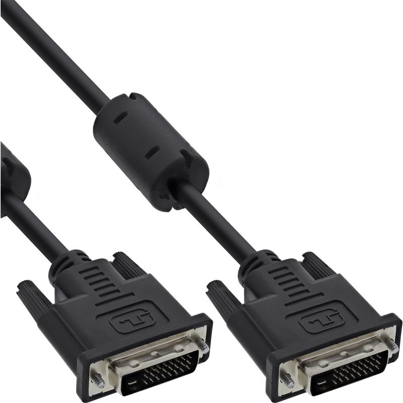 InLine DVI-D kabel 24 1 M M Dual Link 2 ferrietkernen 3m
