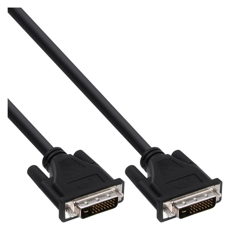 InLine DVI-D kabel digitaal 24 1 stekker stekker Dual Link 5m