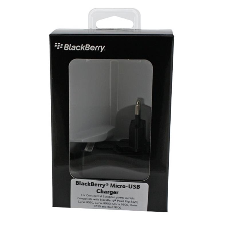 ASZ-18080-0EU BlackBerry Travel Charger incl EU Clip Micro USB Black