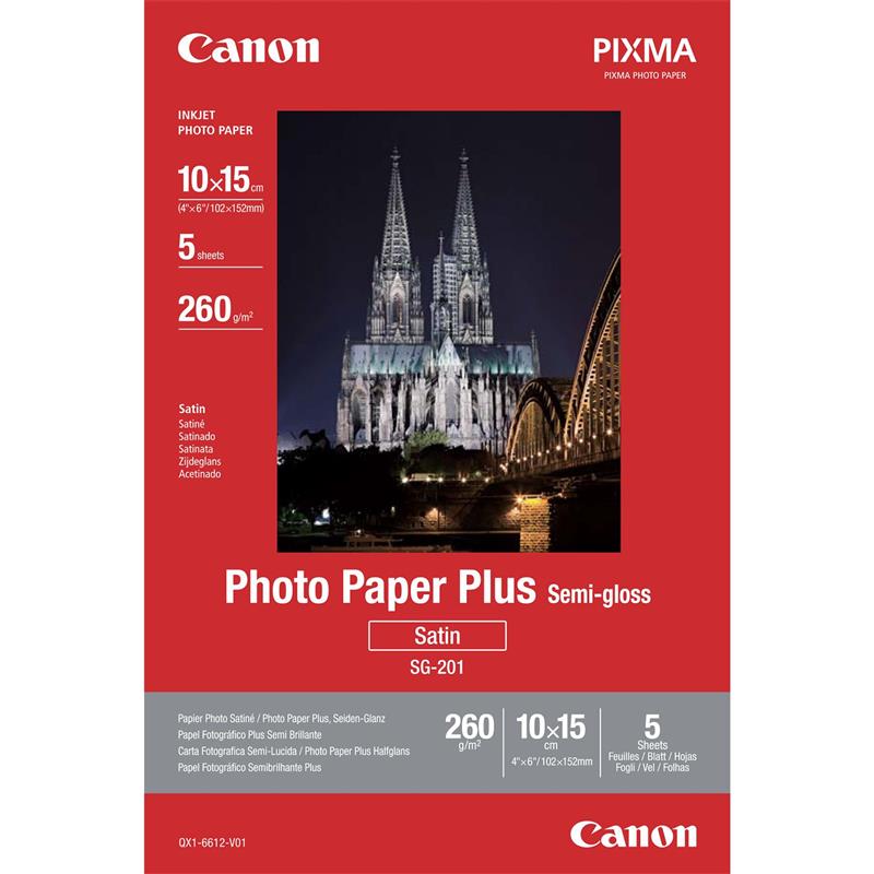 Canon Photo Paper Plus SG-201 pak fotopapier