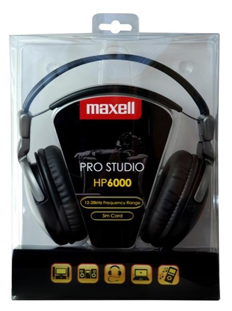 MAXELL HEADPHONES PRO-STUDIO HP6000