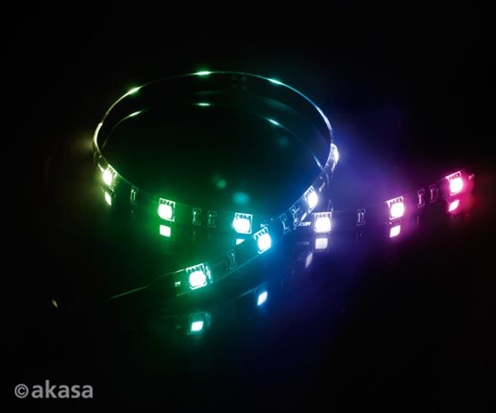 Akasa VegasMB secure 10 pc Magnetic LED strip light 50cm RGB