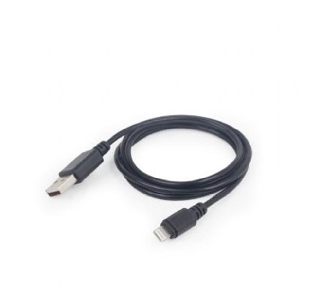USB naar 8-pins laad- en datakabel zwart 2 m