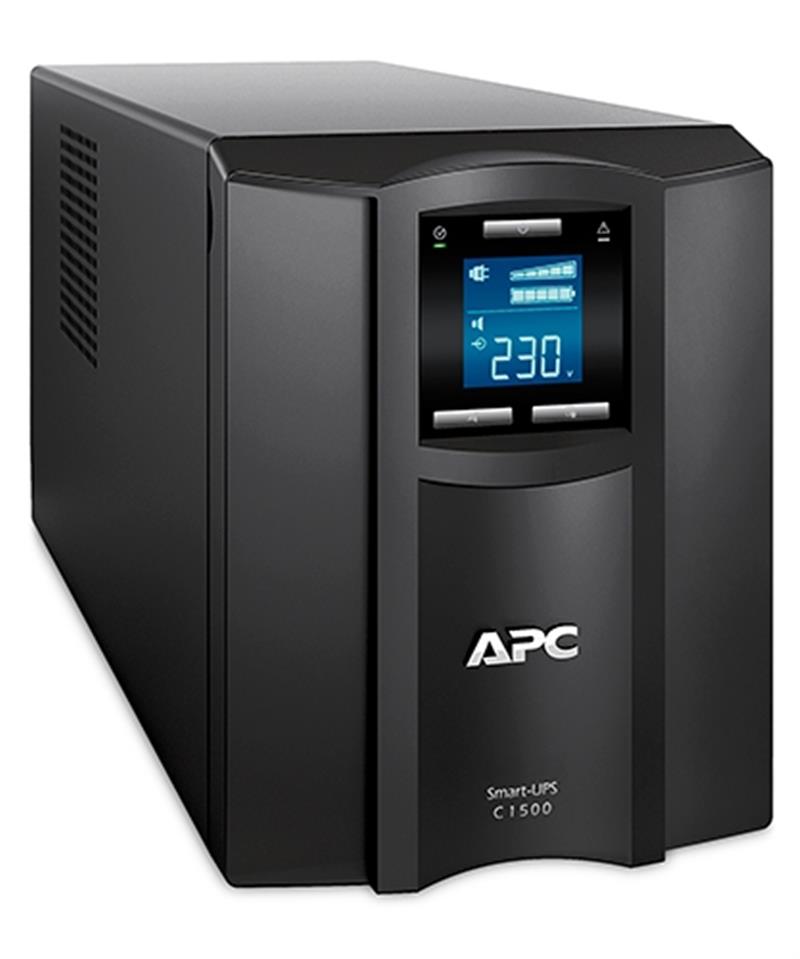 APC Smart-UPS SMC1500I Noodstroomvoeding - 8x C13, USB, 1500VA