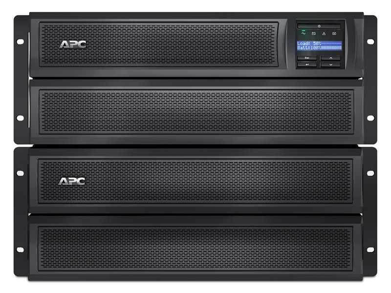 APC Smart-UPS X SMX2200HV Noodstroomvoeding 8x C13, 2x C19 uitgang, USB, short depth, 2200VA