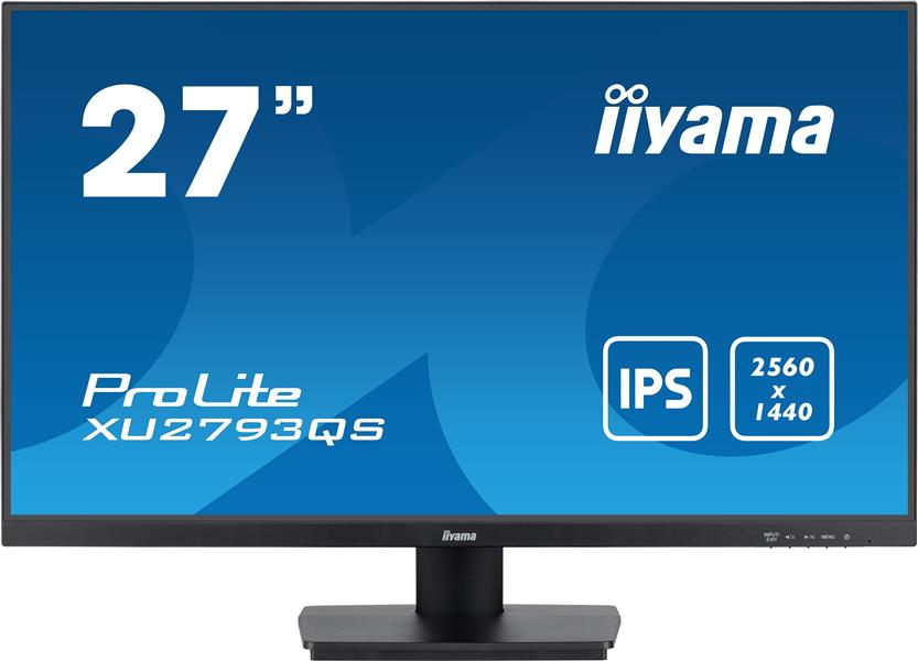 iiyama ProLite XU2793QS-B6 computer monitor 54,6 cm (21.5"") 2560 x 1440 Pixels Full HD LED Zwart
