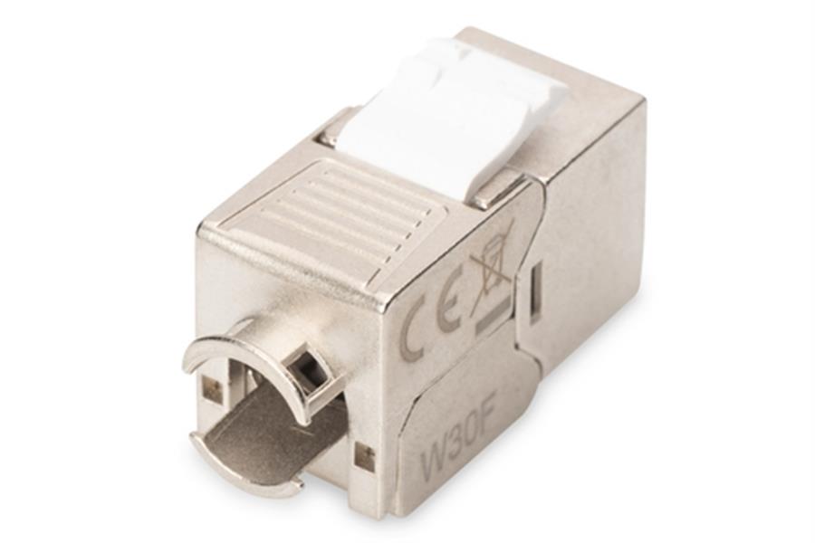 CAT 6A Keystone Jack - shielded tool free connection