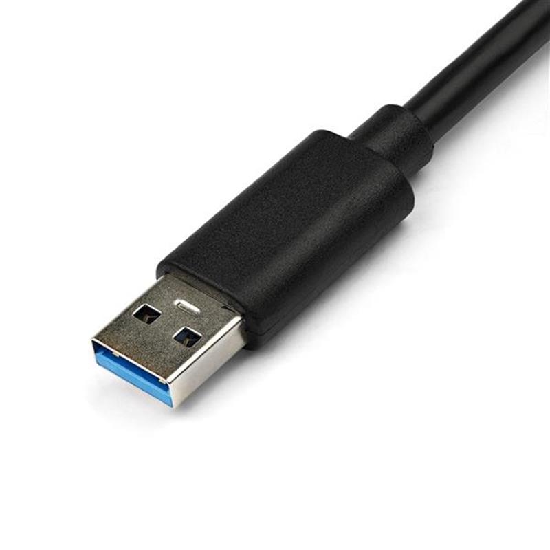 StarTech.com USB 3.0 naar gigabit Ethernet-adapter NIC met USB-poort zwart