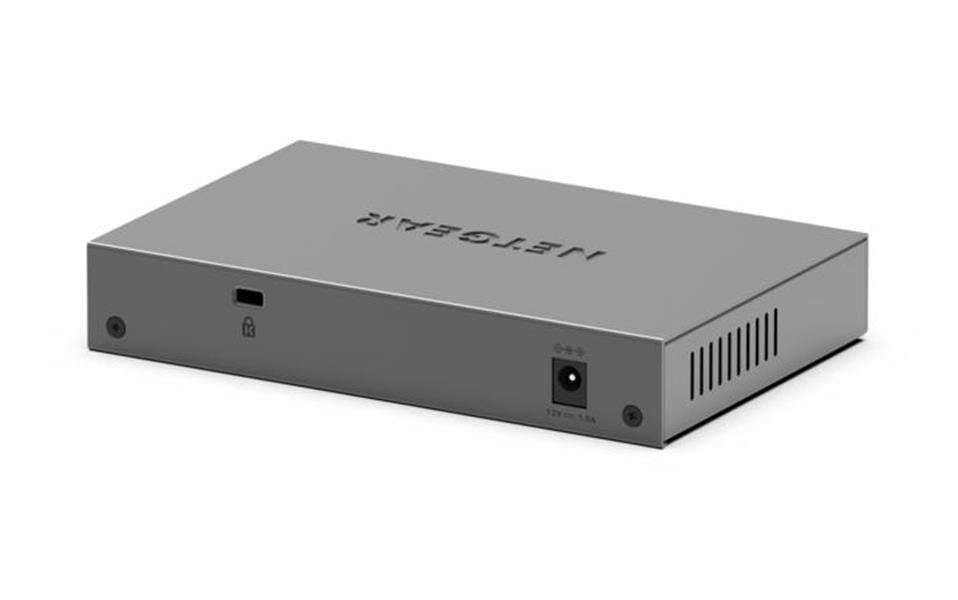 NETGEAR GS108Ev4 Unmanaged L2/L3 Gigabit Ethernet (10/100/1000) Grijs