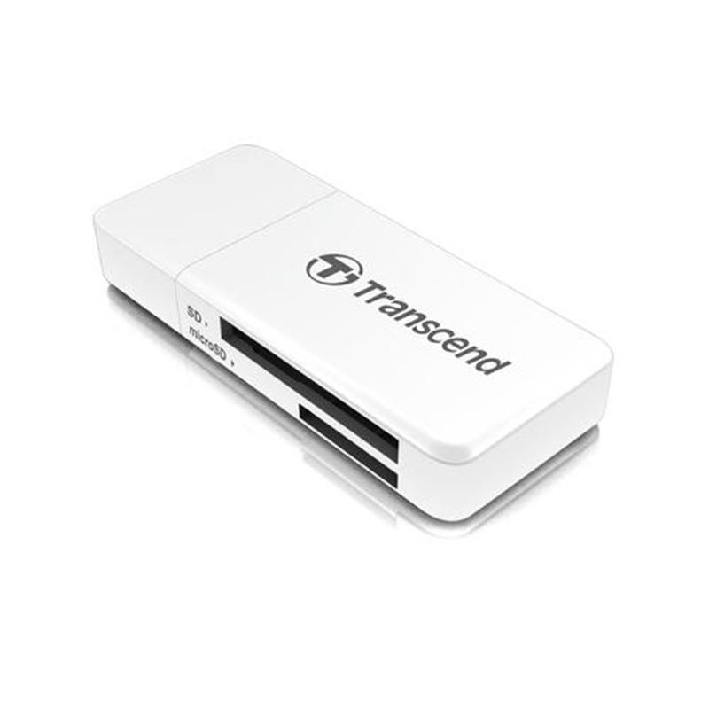 Transcend geheugenkaartlezer USB 3 2 Gen 1 3 1 Gen 1 Type-A Wit