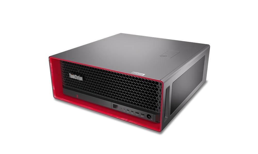 Lenovo ThinkStation P5 Intel® Xeon® W w5-2445 64 GB DDR5-SDRAM 1 TB SSD NVIDIA RTX A4000 Windows 11 Pro for Workstations Tower Workstation Zwart, Rood