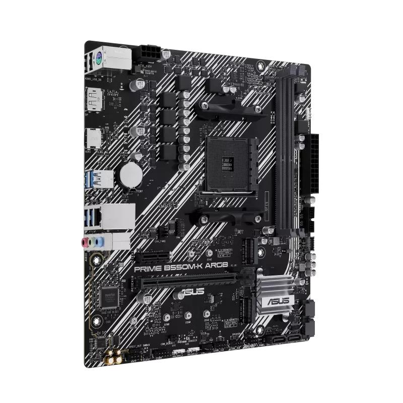 ASUS PRIME B550M-K ARGB AMD B550 Socket AM4 micro ATX