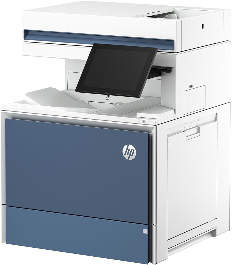 HP Color LaserJet Enterprise MFP 6800dn printer, Afdrukken, kopiëren, scannen, faxen (optie), Automatische documentinvoer; optionele high-capacity lad