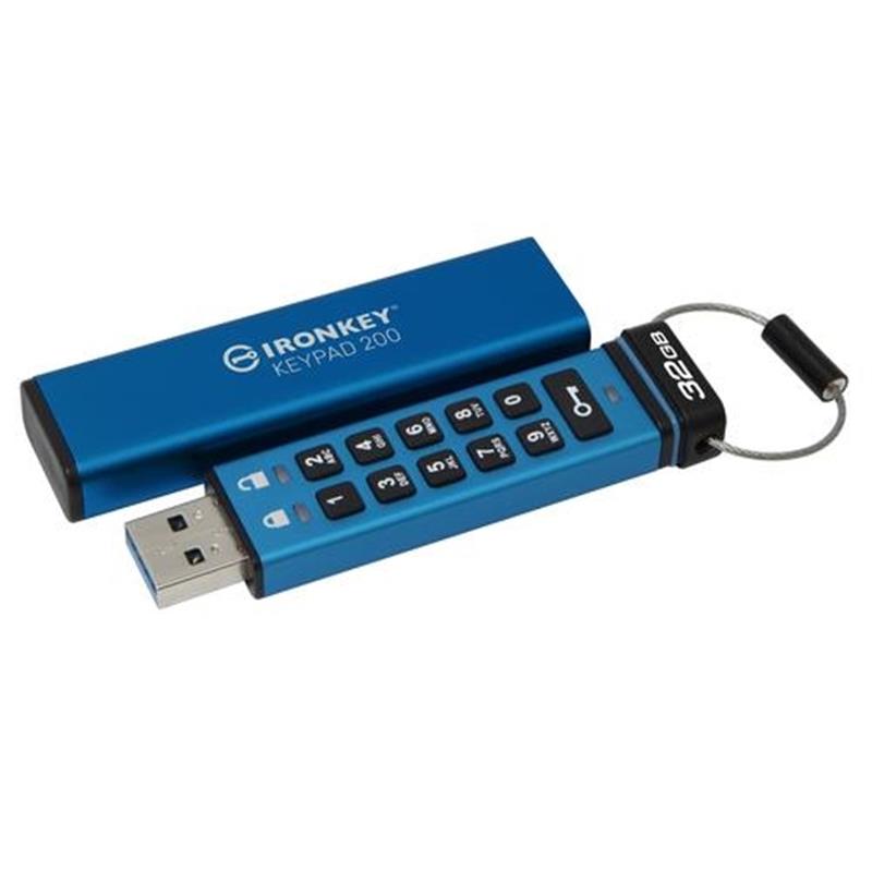 32GB IronKey Keypad 200 AES-256 Encryp