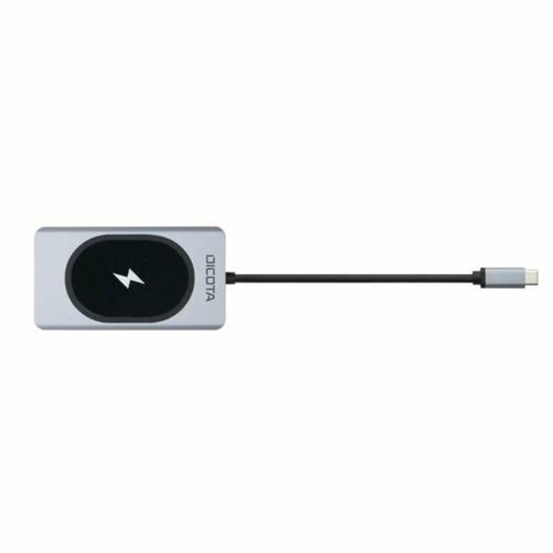 DICOTA interface hub USB Type-C Zwart Zilver