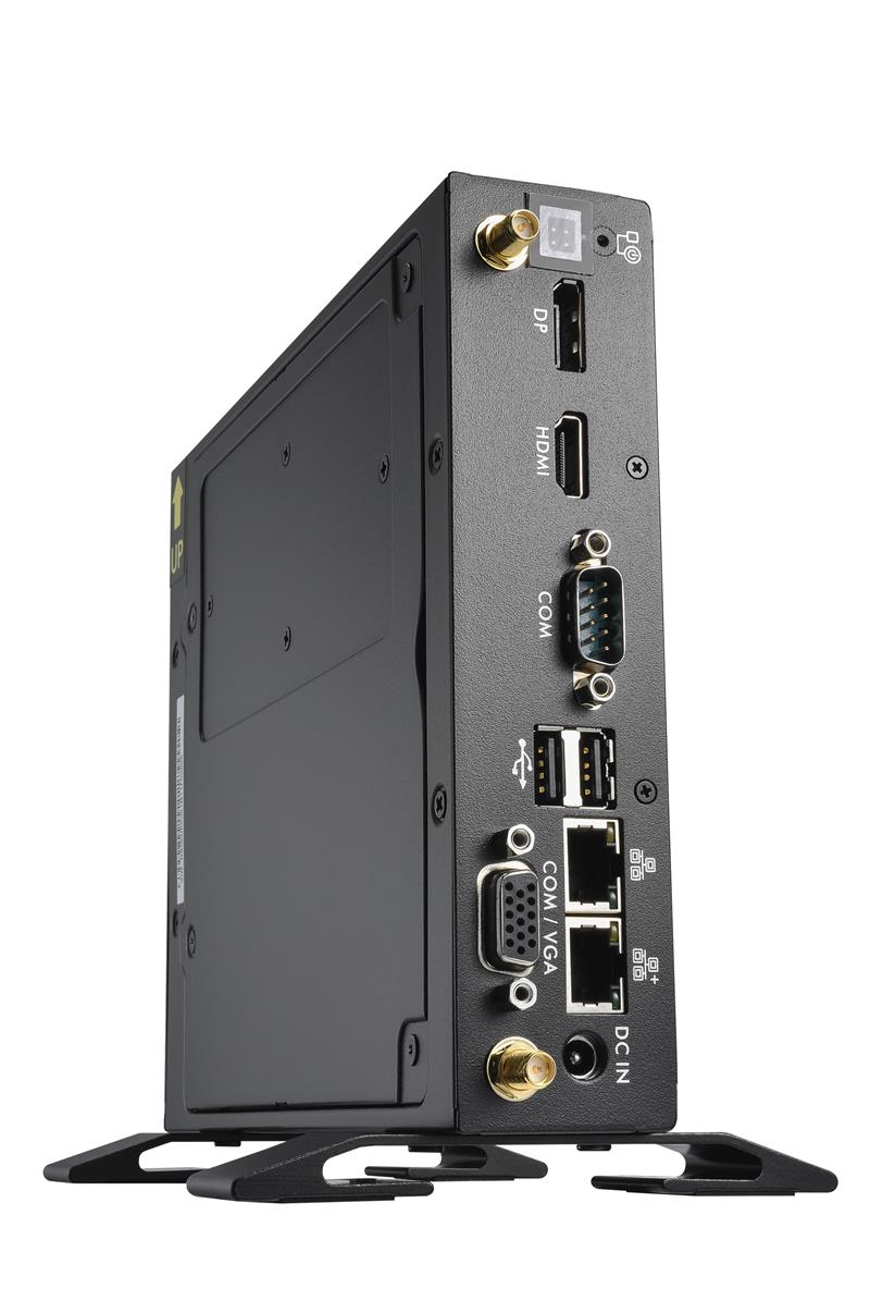 Shuttle XPC slim Barebone DS50U3, Intel i3-1315U, 2x LAN (1x 2.5Gbit ,1x 1Gbit), 1xCOM,1xHDMI,1xDP, 1x VGA, ventilatorloos , 24/7 permanent gebruik