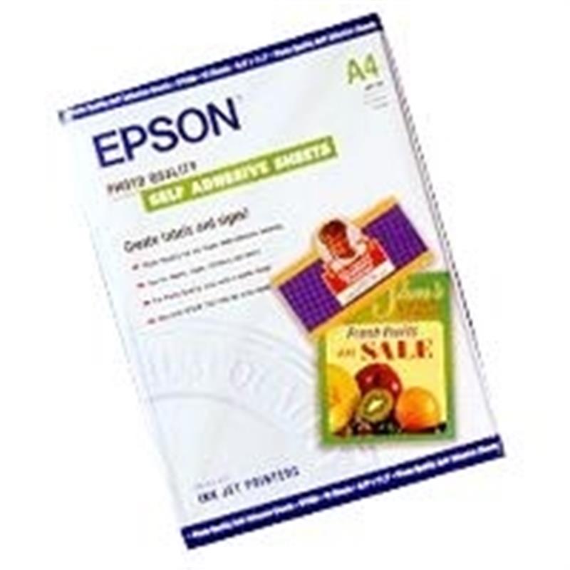 Epson Self-Adhesive Photo Paper - A4 - 10 Vellen