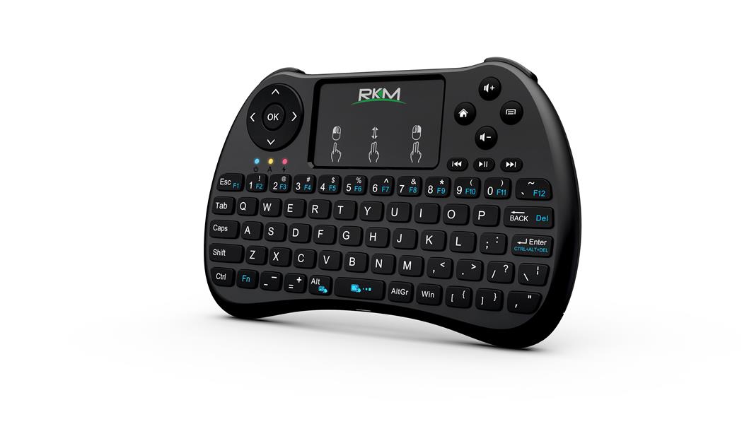 Rikomagic K6 2 4G wireless mini keyboard with Touchpad Li-ion accu 140*90*17 mm ***