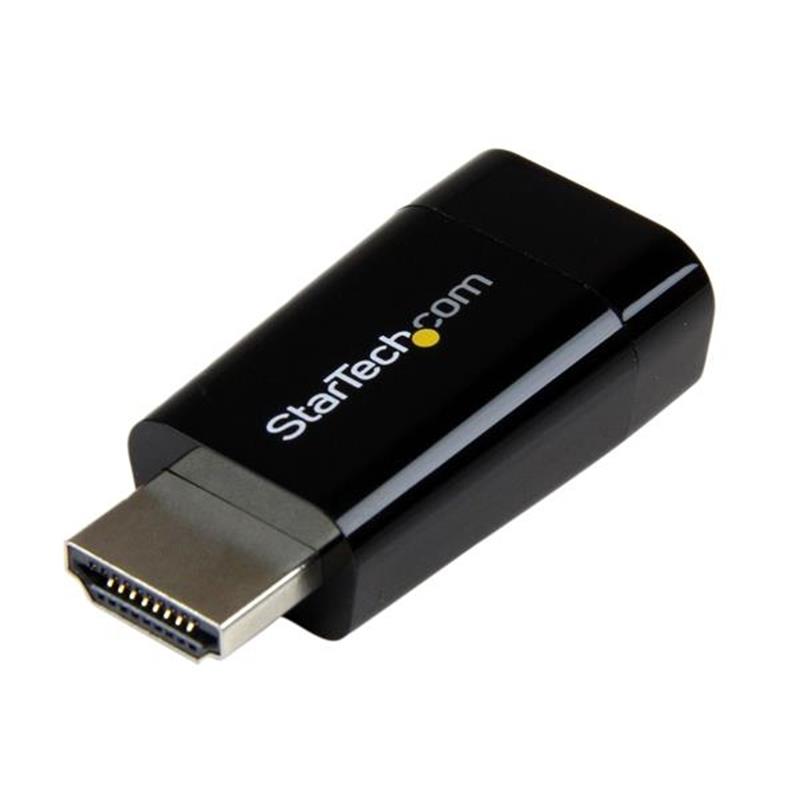 StarTech.com Compacte HDMI naar VGA adapter / converter Ideaal voor Chromebooks Ultrabooks & Laptops 1920x1200/1080p