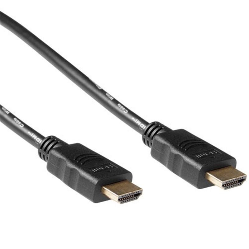 ACT AK3813 HDMI kabel 0,5 m HDMI Type A (Standaard) Zwart