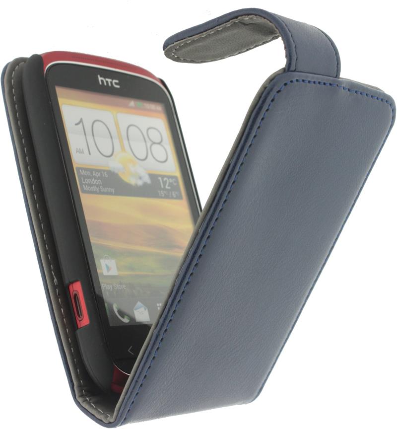 Mobilize Wallet Flip Case HTC Desire C Blue