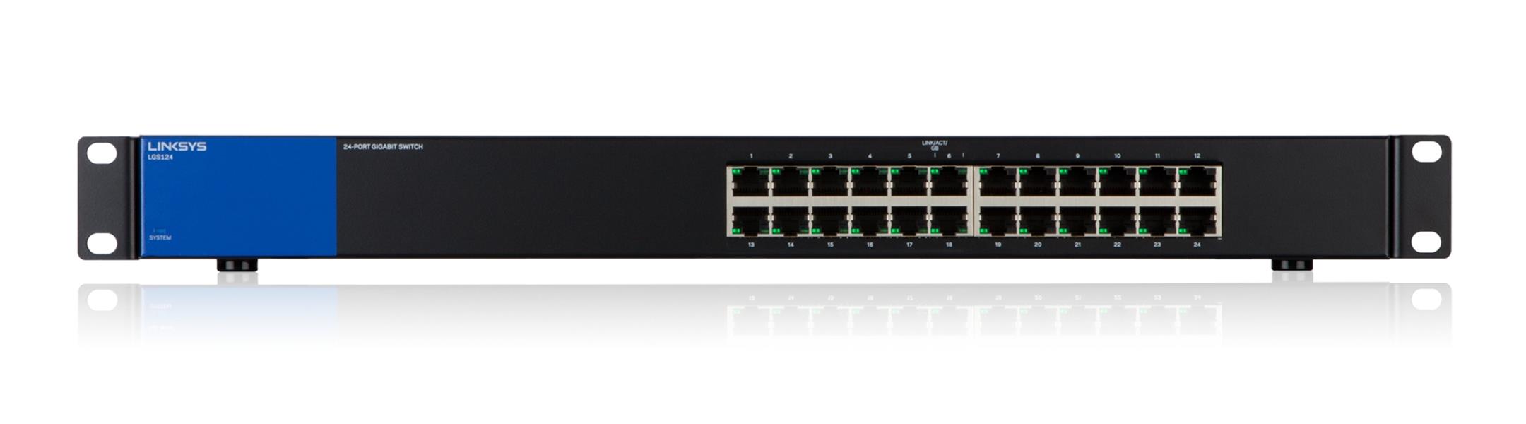 Linksys 24-poorts Gigabit - switch (LGS124)