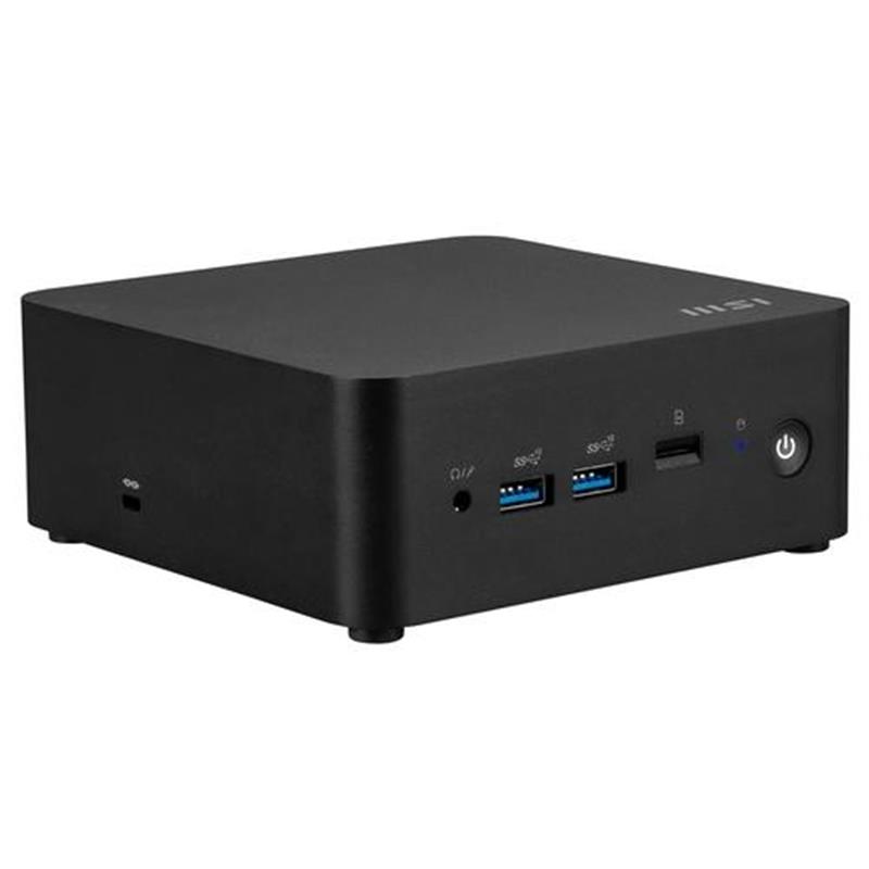 MSI Cubi NUC 1M-003EU Intel Core 3 100U 8 GB DDR5-SDRAM 512 GB SSD Windows 11 Pro Zwart