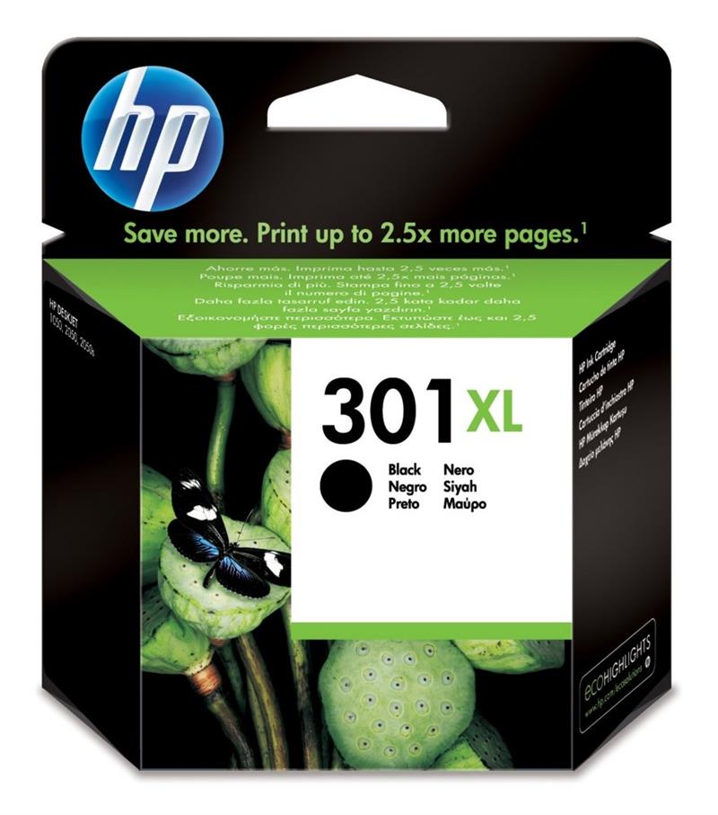 HP 301XL Origineel Zwart 1 stuk(s)