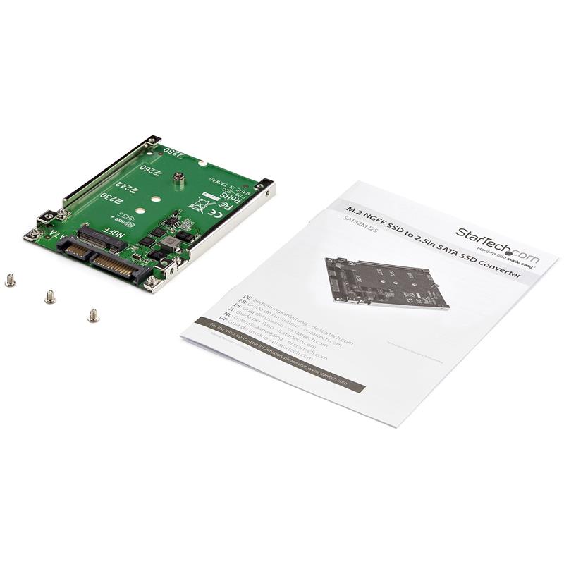 StarTech.com M.2 SSD naar 2,5 inch SATA-adapter / converter